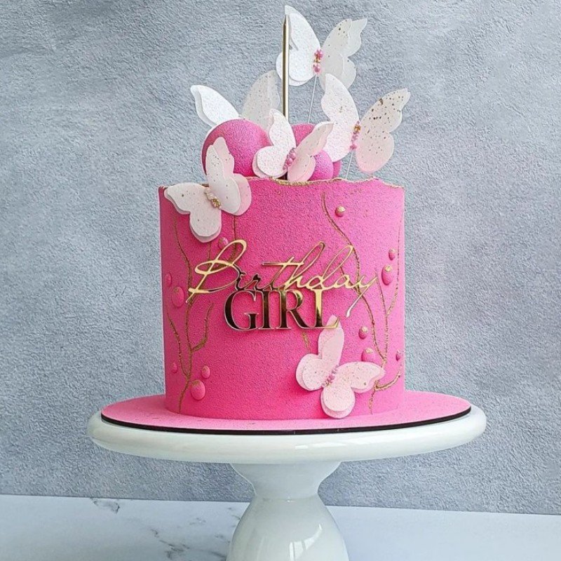 Best Boy or Girl Acrylic Cake Decorating Supplies Golden Acrylic Birthday Boy Girl Cake Side Decorations Baking Decorative Tools