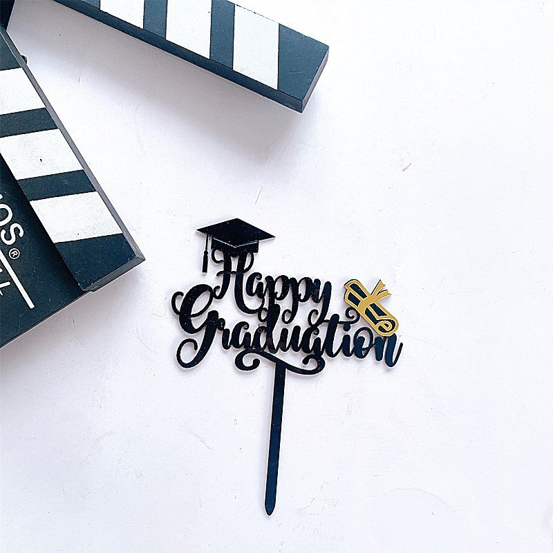 2024 New Arrival Acrylic Cake Topper for Graduation Season Class of 2024 Cake Decoration Party Supplies