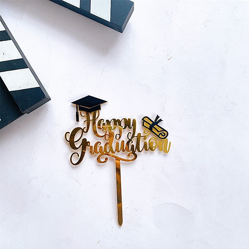 2024 New Arrival Acrylic Cake Topper for Graduation Season Class of 2024 Cake Decoration Party Supplies