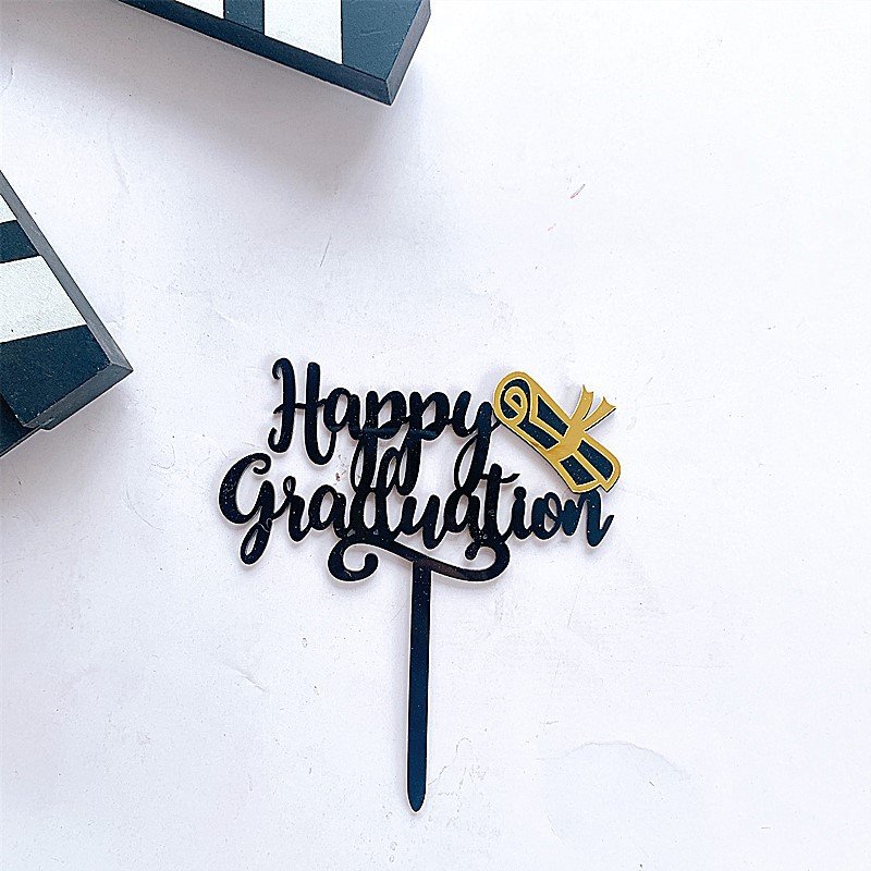 2024 New Arrival Acrylic Cake Topper for Graduation Season Class of 2024 Cake Decoration Party Supplies