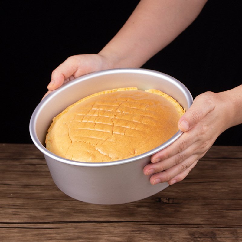 Custom Logo Mini Bundt Cake Mould Aluminum Alloy Deep Round Cake Pan Baking Supplies with Removable Bottom for Decoration