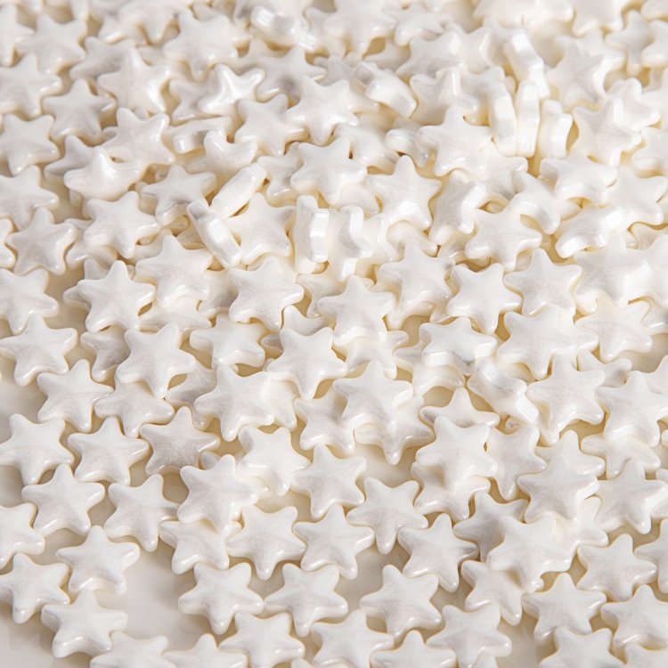 Edible White Sugar Pearls Baking Cake Sprinkles Cupcake Cake Topper Cookie Decorations