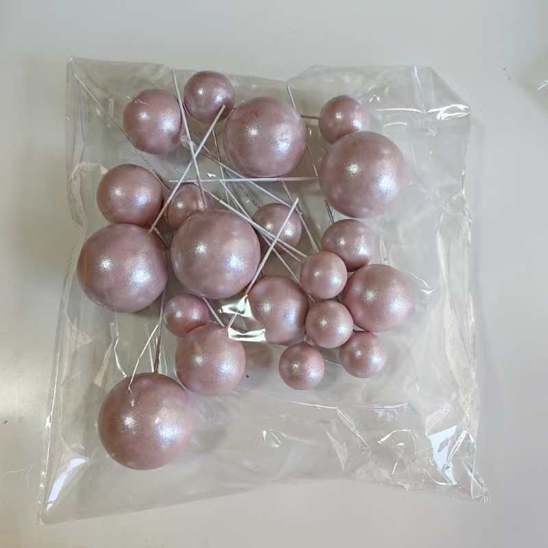 Mix Size Cake Decorative Bubble Balls Parties Supplies Children Favors Cake Decorating Birthday faux balls cake ball toppers