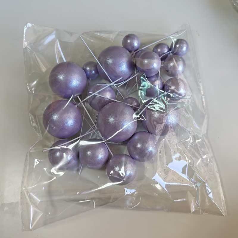 Mix Size Cake Decorative Bubble Balls Parties Supplies Children Favors Cake Decorating Birthday faux balls cake ball toppers