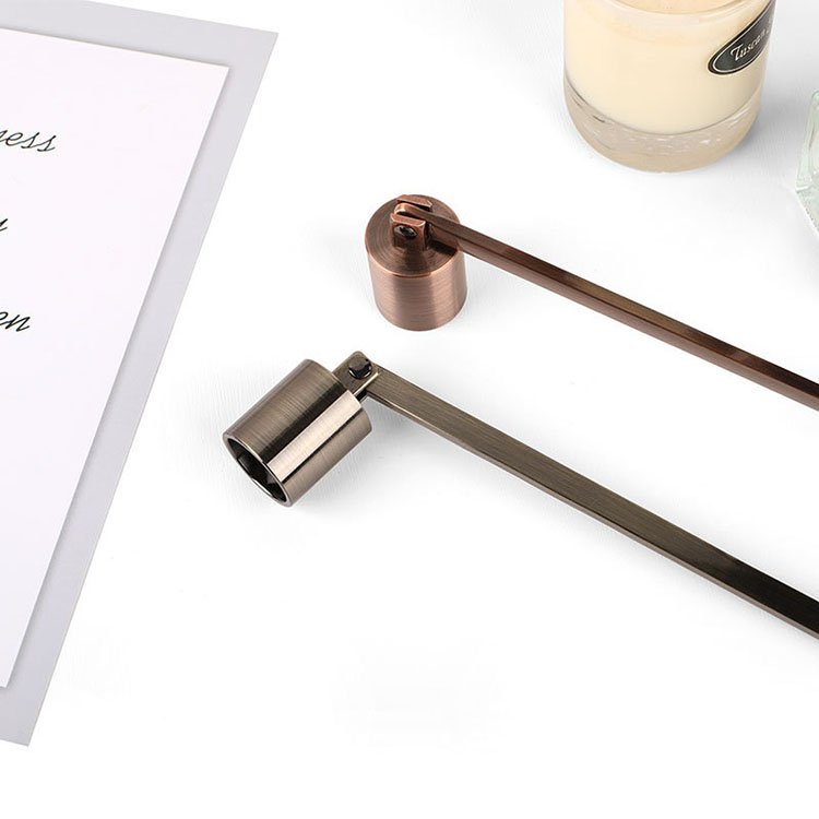 YS Stainless Steel Candle Extinguishing Cover Long Handle Candle Fire Extinguisher Home Aromatherapy Candle Extinguishing Tool