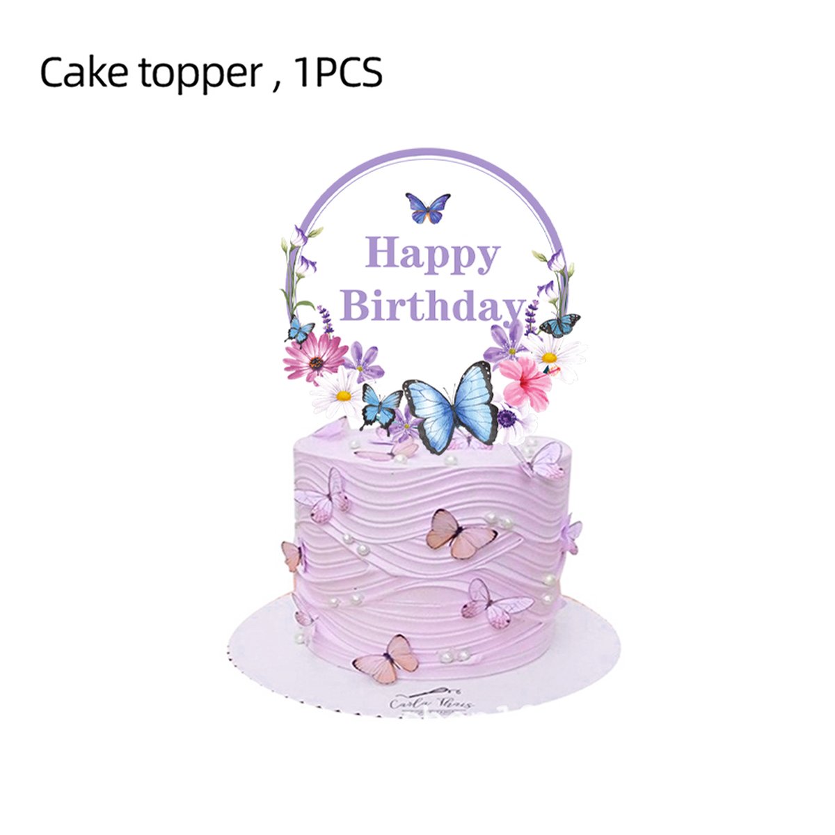 Butterfly Theme Birthday Party Decorations School College Home Events Baby Shower Disposable Tableware Set Party Supplies