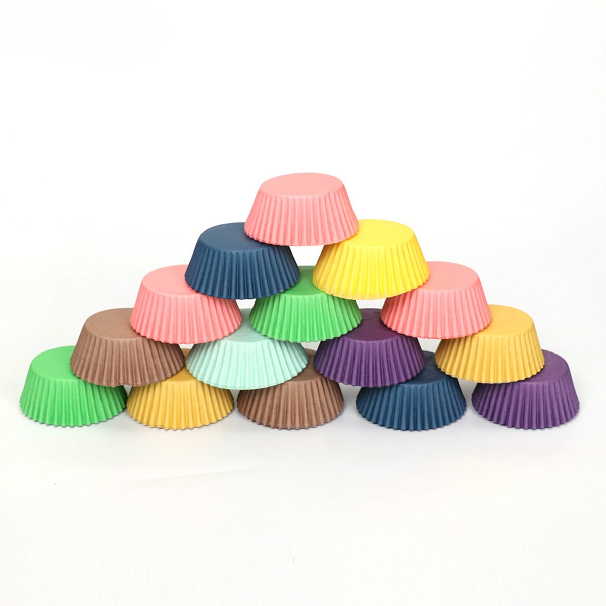 Wholesale 1000 pcs solid color oil-proof paper cake cups muffin cupcake liner cake accessories pastry tools muffin paper liners