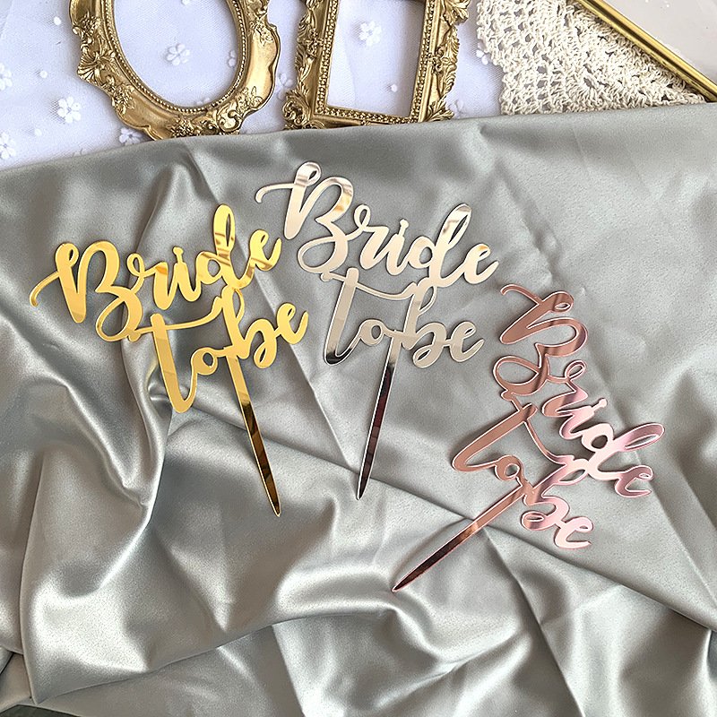 new arrival bride to be acrylic cake topper Valentine's Day Wedding party cake accessories Mr & Mrs cake Decoration supplies