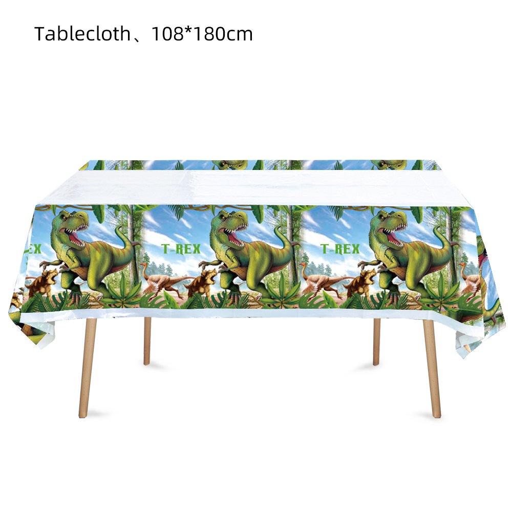 Dinosaur Birthday Party DecorationsBaby Shower Party Supplies Disposable Tableware Set Dinosaure Party Kit Paper Plate