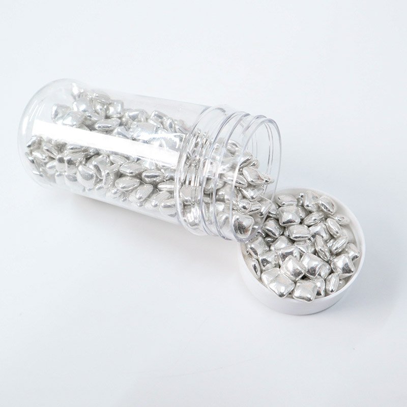 Factory Wholesale 10mm Sugar Balls Silver Pearls Edible Sugar Sprinkle For Cakes Cupcake Dessert Decoration