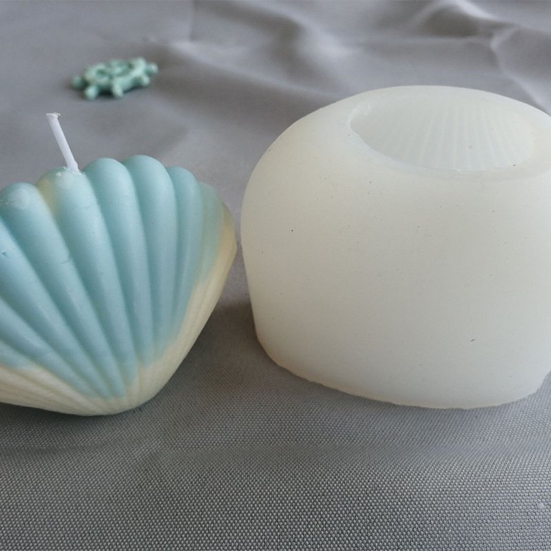 DIY Ocean Series Silicone Candle Mold Conch Shell Candle Making Plaster Soap Resin Mold cake Decorative gift Craft Supplies