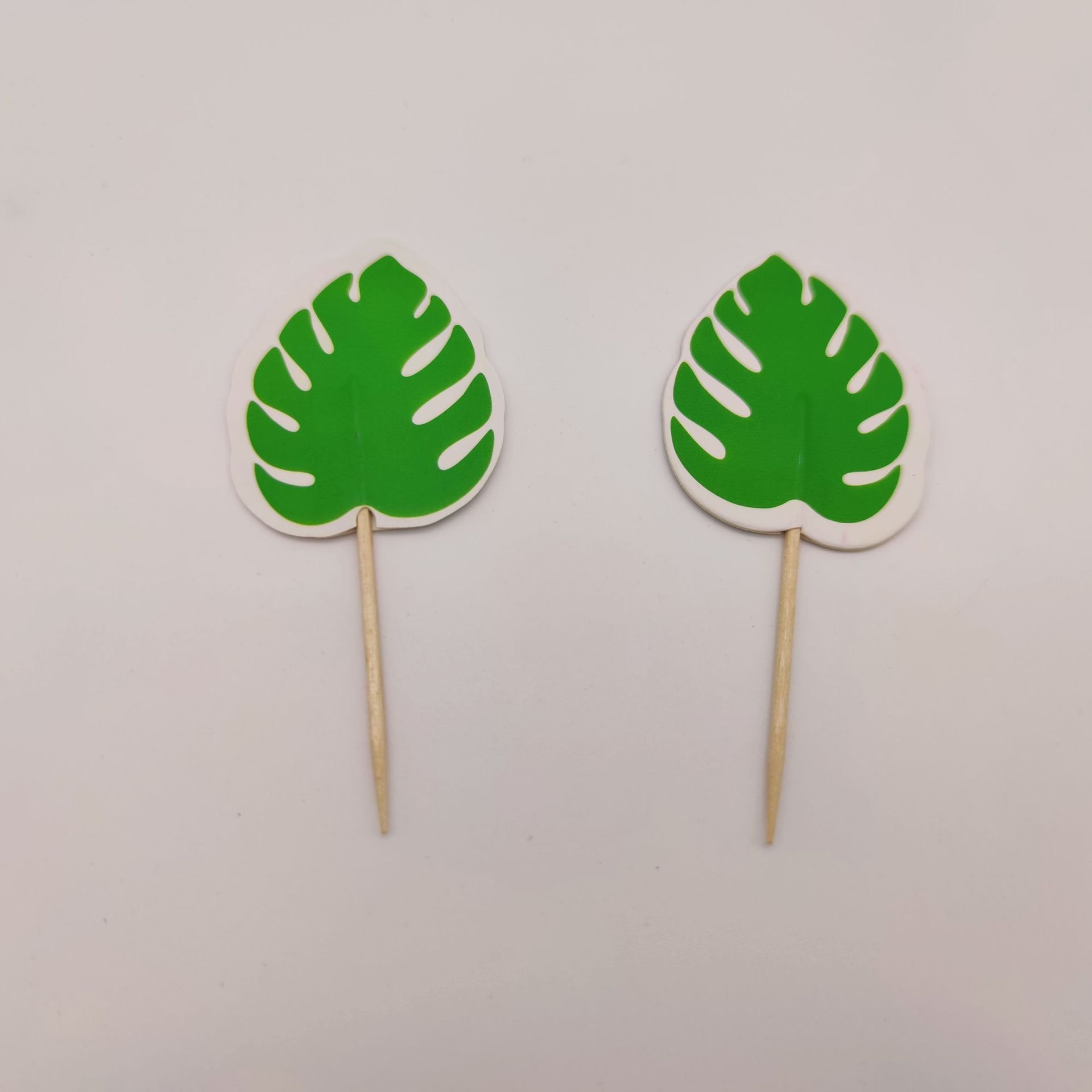 DAMAI Hawaiian Theme Summer Party Supplies Flamingo Pineapple Palm Leaf Paper Cake Decorating Supplies Cake Topper Decoration