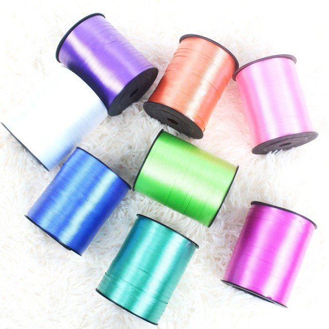 hot sale 5mm 500 yards Balloon Strings Multicolor Balloon Accessories Curling Ribbon for Wedding Party Decoration