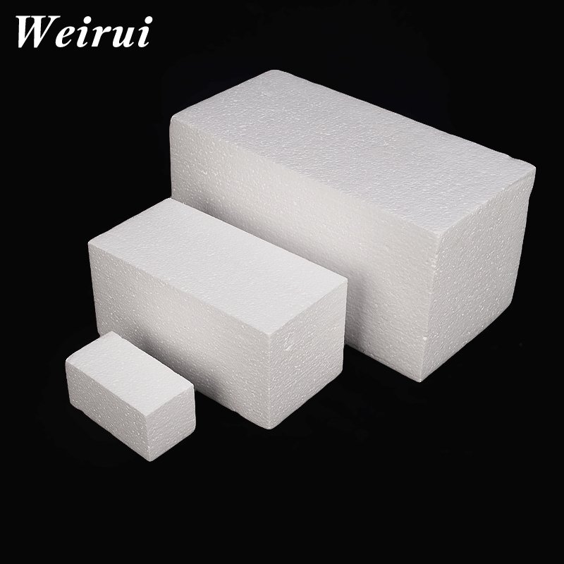 Foam Cake Embryo Model Prosthesis Embryo Frosting Cream Pasting Practice Mold Popular Cuboid Baking Abrasives
