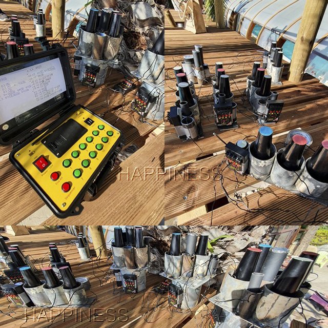 Liuyang Happiness (DBR01-X6-24) 500M Remote control 24 channels sequential consumer big fireworks firing system