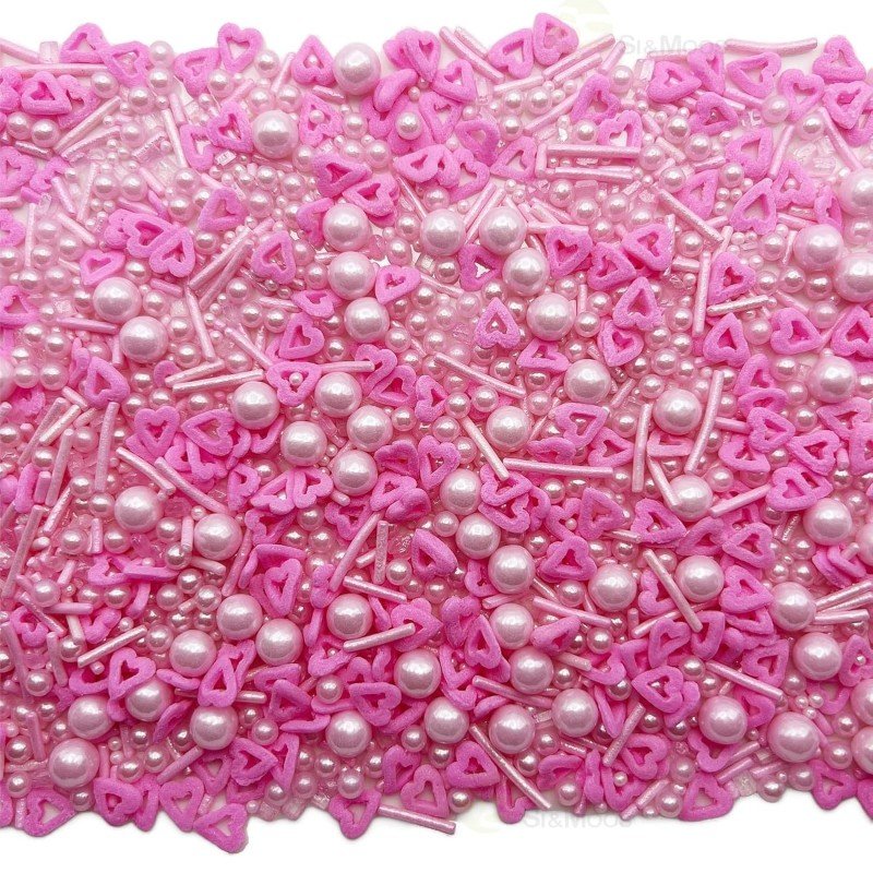 Valentine's Day sprinkles rose sprinkles cake decoration supply cartoon love shape sprinkles