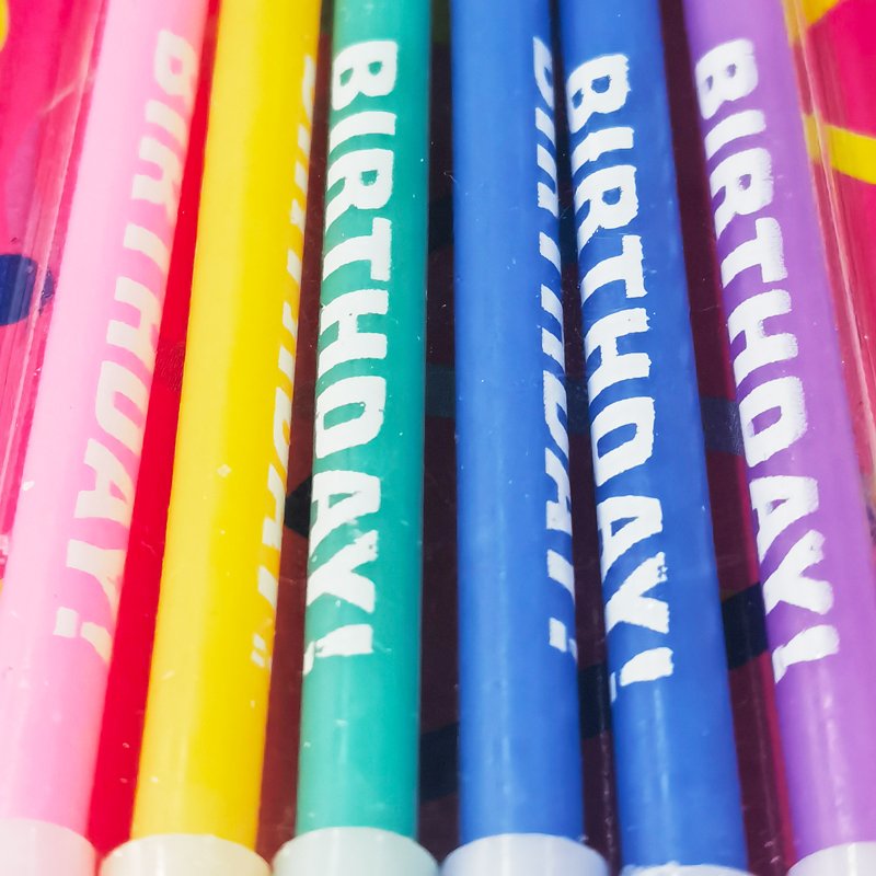 Colorful thread candle birthday cake decoration children's environmentally friendly creative candle party scene decoration