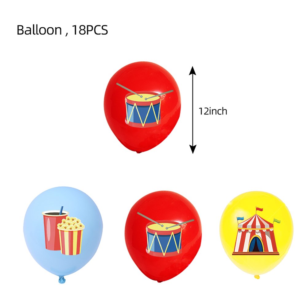 Circus Animals Game Birthday Party Decorations Baby Shower Birthday Party Kit Disposable Tableware Set Party Supplies