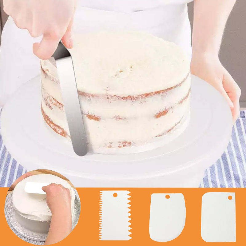 Hot Sale Cake Turntable Set Rotates 360 Enabling Perfect Intricate Icing And Cake Decoration For Baking Tool