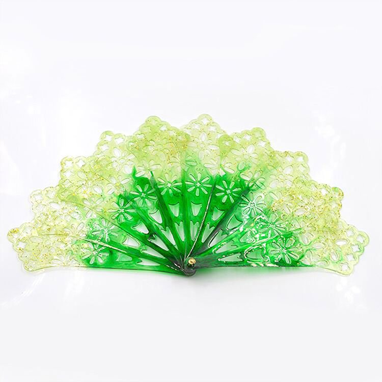 YS DIY Style Folding Fan Molde Silicone Handmade Jewelry Formas De Silicone Molud Pra Resina Decoration Tools Resin Art Supplies