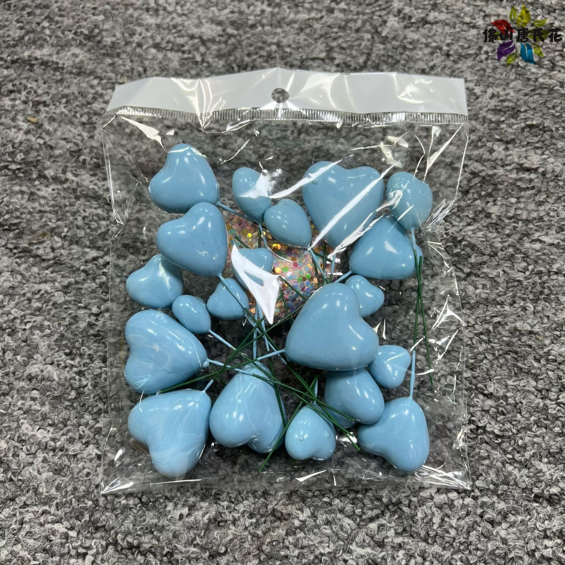 heart shape faux ball cake decoration party supplies 20pcs mixed in one bag different size competitive price