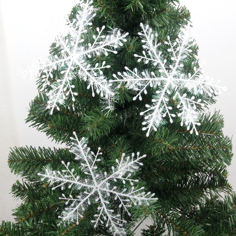 Christmas Snowflakes Confetti Xmas Tree Ornaments Christmas Decorations for Home Winter Party Cake Decor Supplies