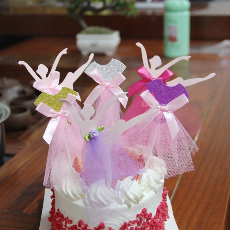 Customization design Elsa princess cupcake topper girls theme birthday party supplies cake decoration