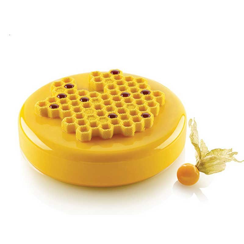 Early Riser 3D Silicone Mold Honey Comb Shape Cake Fondant Decoration Supplies