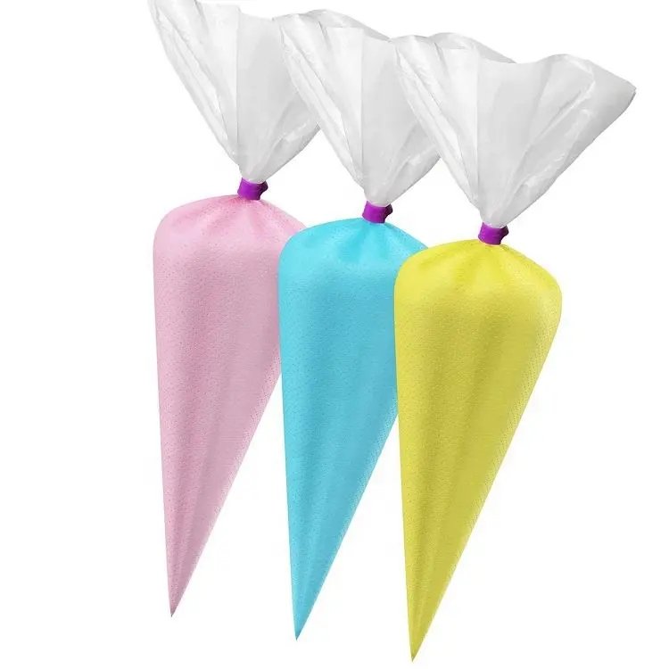 TX 100pcs/bag Disposable Food Grade Piping Bags Icing Fondant Cake Cream Decoration Pastry Bag