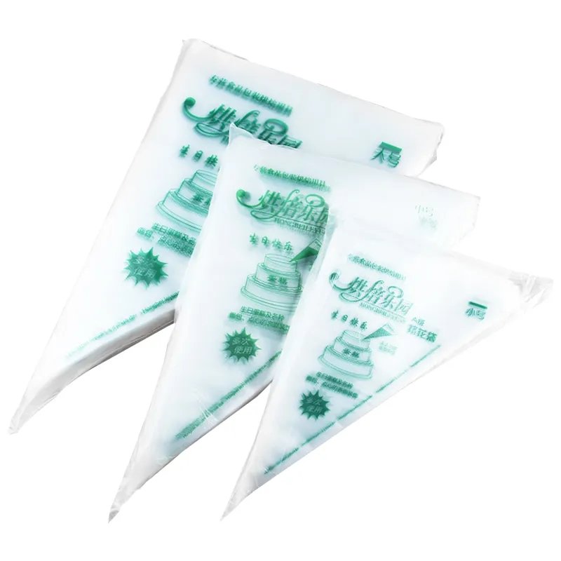 TX 100pcs/bag Disposable Food Grade Piping Bags Icing Fondant Cake Cream Decoration Pastry Bag
