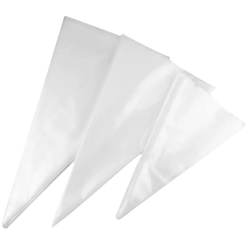 TX 100pcs/bag Disposable Food Grade Piping Bags Icing Fondant Cake Cream Decoration Pastry Bag