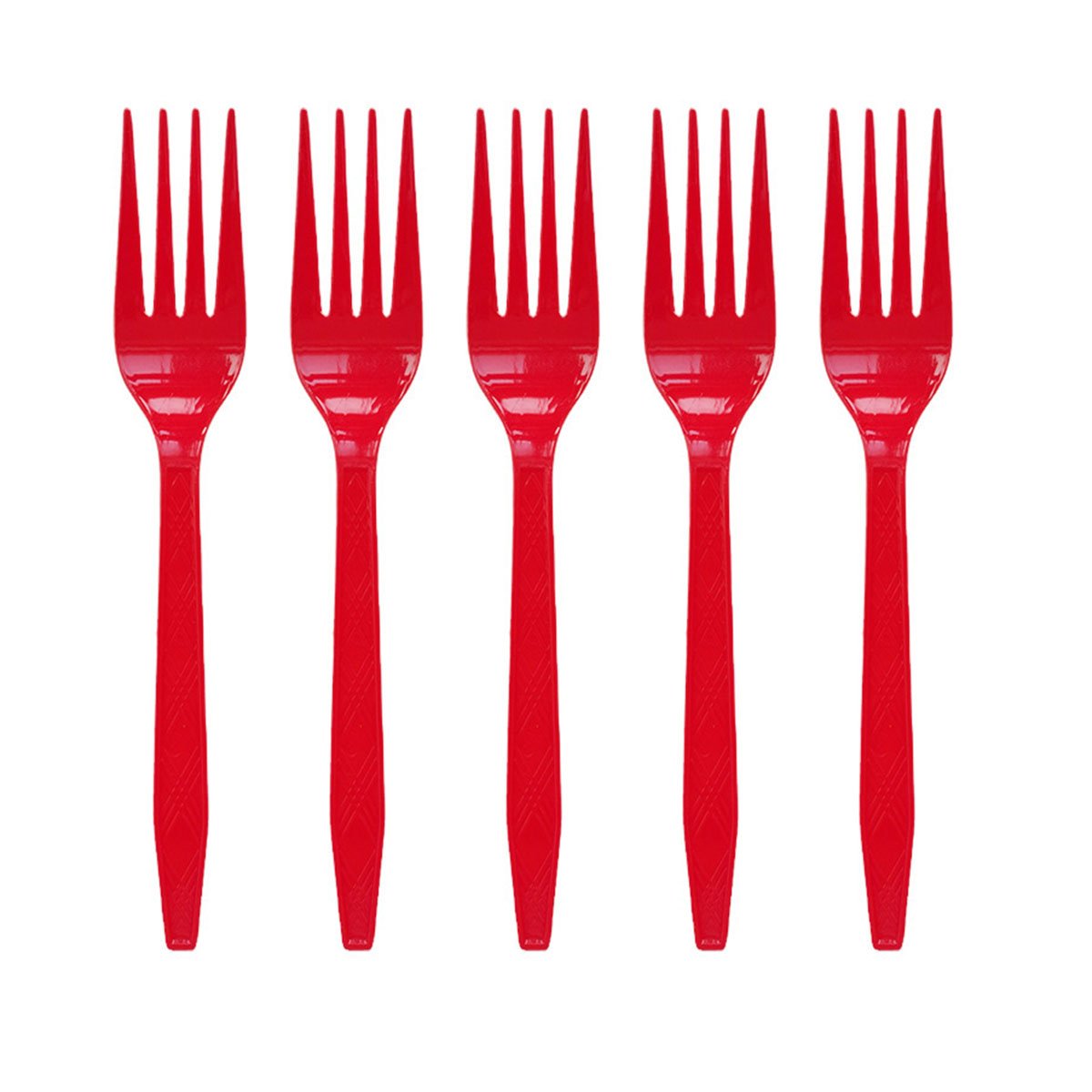 Solid Color Plastic Fork Spoon Knife Home Party Gathering Events Disposable Tableware Cake Fork Food Knives Air Kids Party Sets
