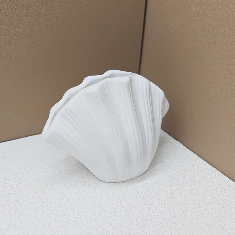 Fashion Shell Modeling Vase Silicone Mold Hydroponic Plant Flower Arrangement Decorations Casting Mould DIY Concrete Vase Making