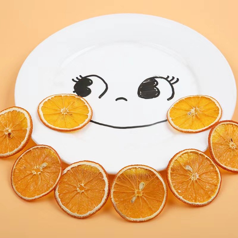 2023 new idea natural dried orange slices for cake topper acrylic happy birthday cake topper cake decorating supplies