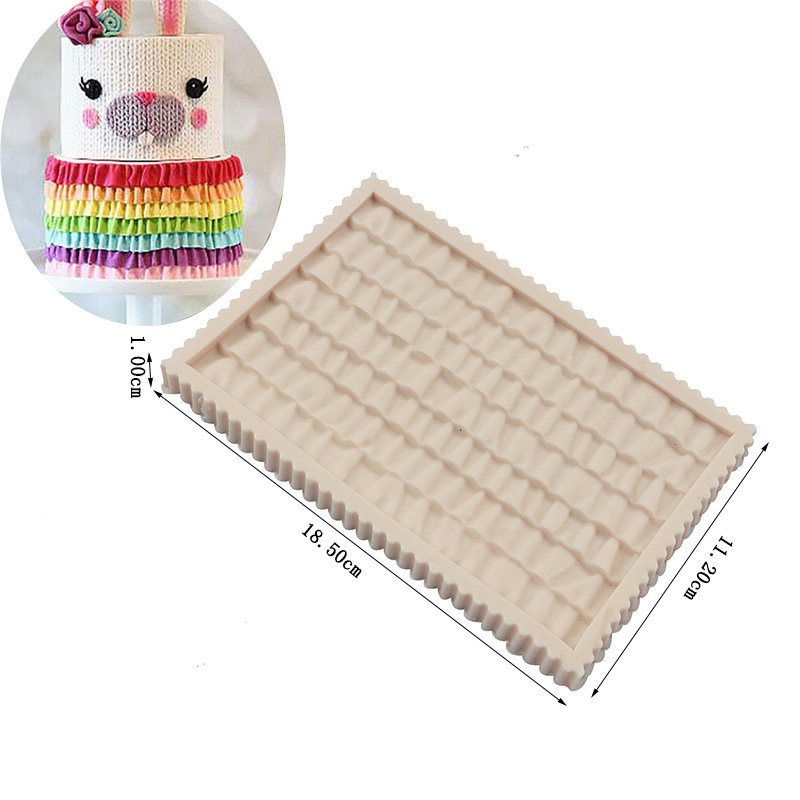 Cake Rim Silicone Baking Molds Fondant Rose Retro Pattern Molds Dragon Scale Shape Molds For Cakes Party Supplies