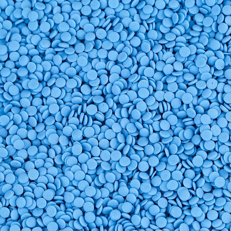 KOSHER 100% Natural Color Blue Edible Round Confetti Sprinkles Cake Sprinkles Comestibles Supplies for Cakes Cookies Decorations