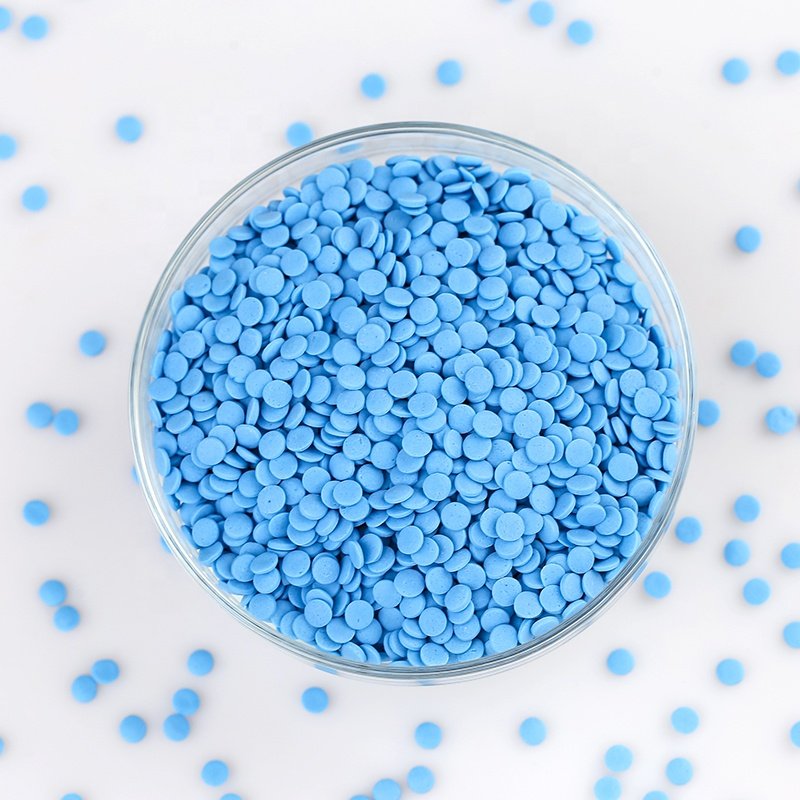 KOSHER 100% Natural Color Blue Edible Round Confetti Sprinkles Cake Sprinkles Comestibles Supplies for Cakes Cookies Decorations