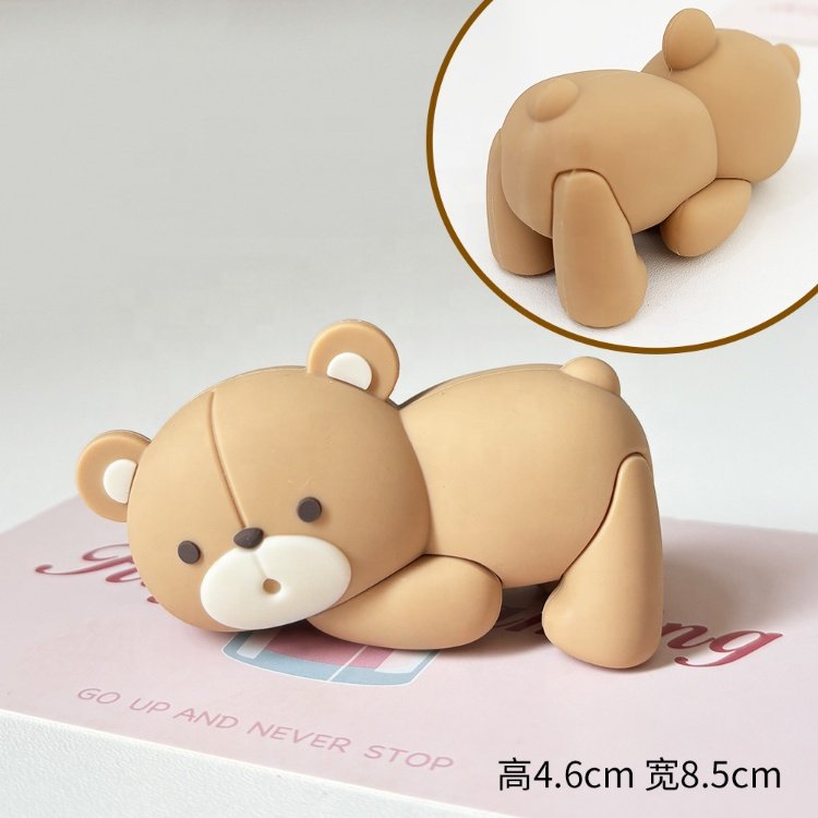 3D Bear Cake Toppers Bear Cake Decorations for Boy Girl Baby Shower Birthday Party Supplies