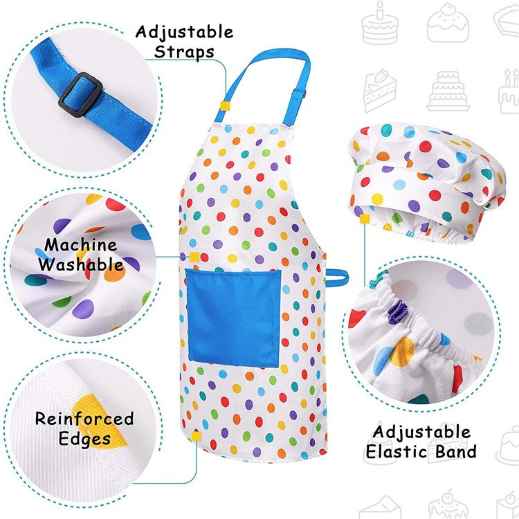 Cake Decorating Supplies Kit For Kids Girls Boys Baking Set 174pcs Kids Apron Chef Hat Cooking Baking Tools Curious Junior Chef