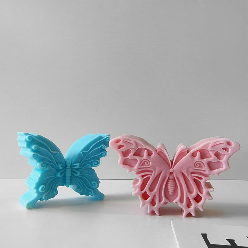 Early Riser Butterfly Candle Mold Mousse Cake Dessert Baking Supplies Soap Silicone Mold
