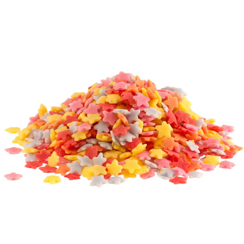 Dekora Brand Cake Accessories Decorations Supplies Edible Colorful Stars Confetti Sugar For Cake Decorating