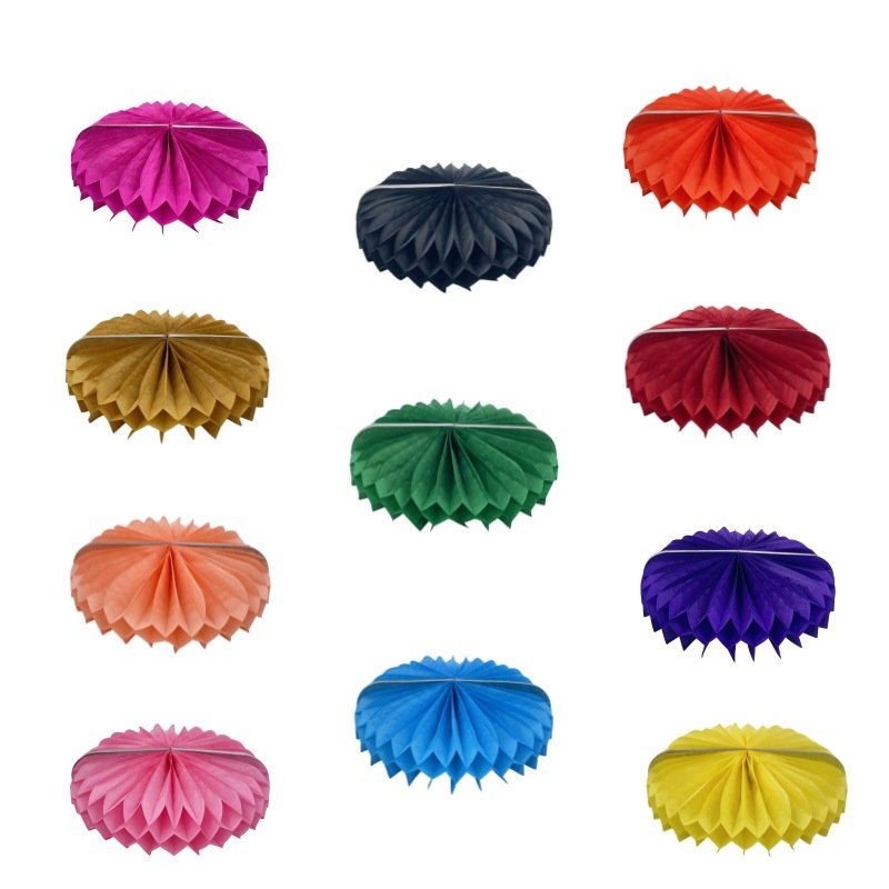 ychon hot selling honeycomb origami crafts flower birthday party decoration table topper honeycomb centerpieces