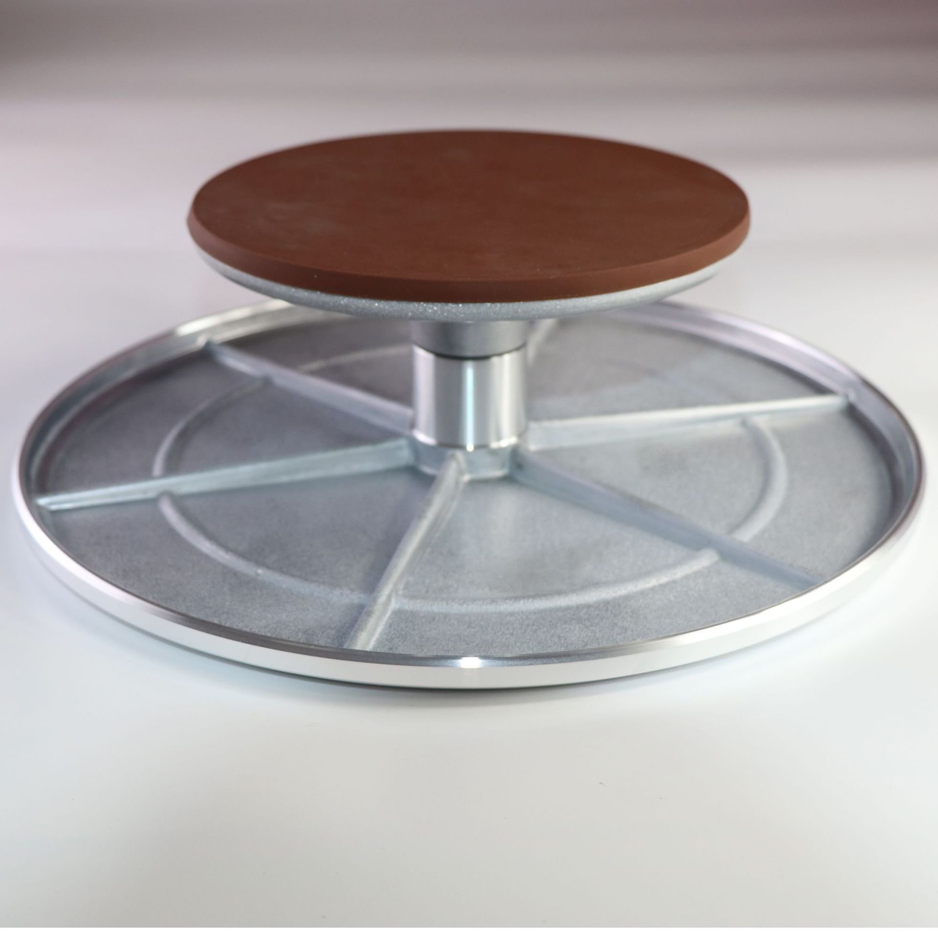 Cake turntable Aluminium Alloy Revolving Wholesale aluminum 12 Inch Cake Stand Cake Turntable Decorating Supplies