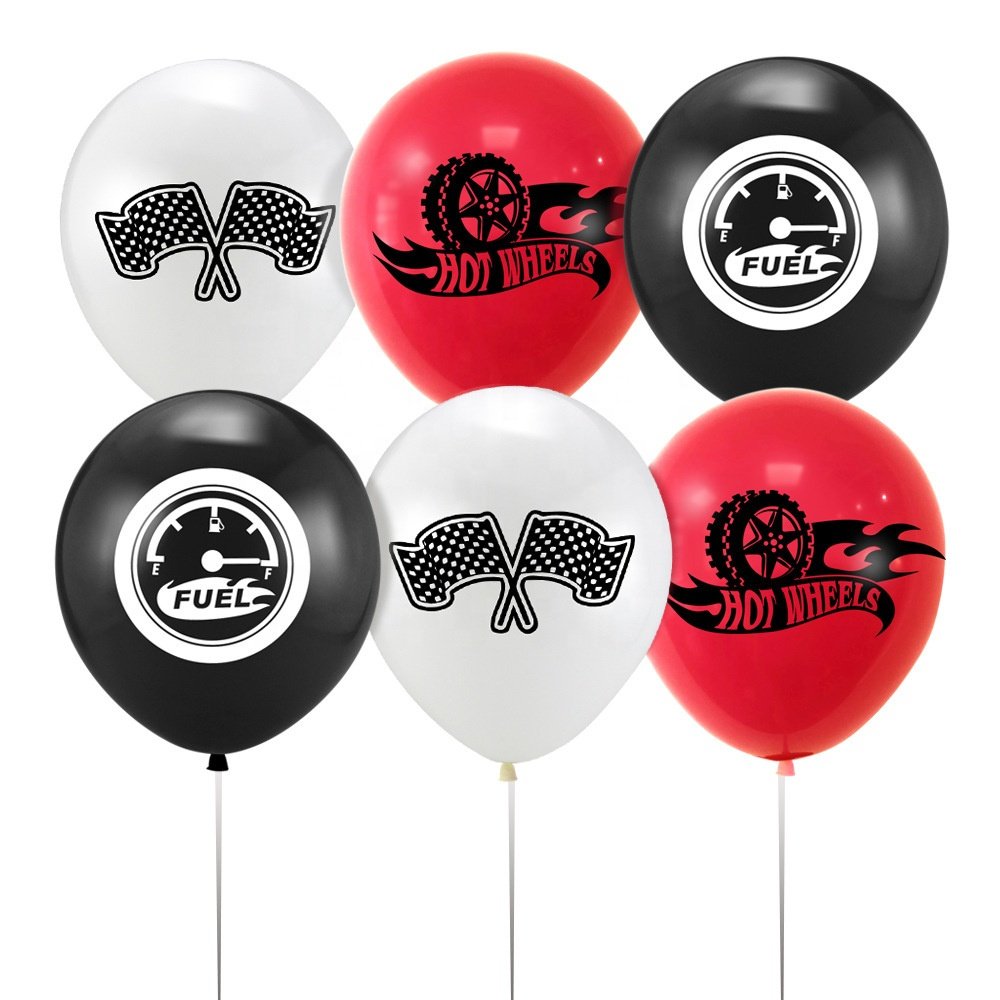 Nice Hot Selling Race Car Theme Party Supplies Happy Birthday Banner Cake Topper For Racing Boy Birthday Party Decorations