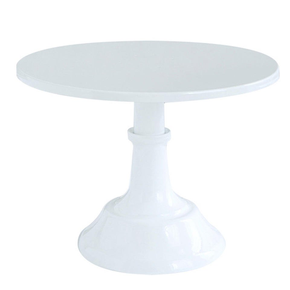 Factory Supply Custom Hotel Birthday Party Cake Plates White Porcelain cake stands for wedding cakes