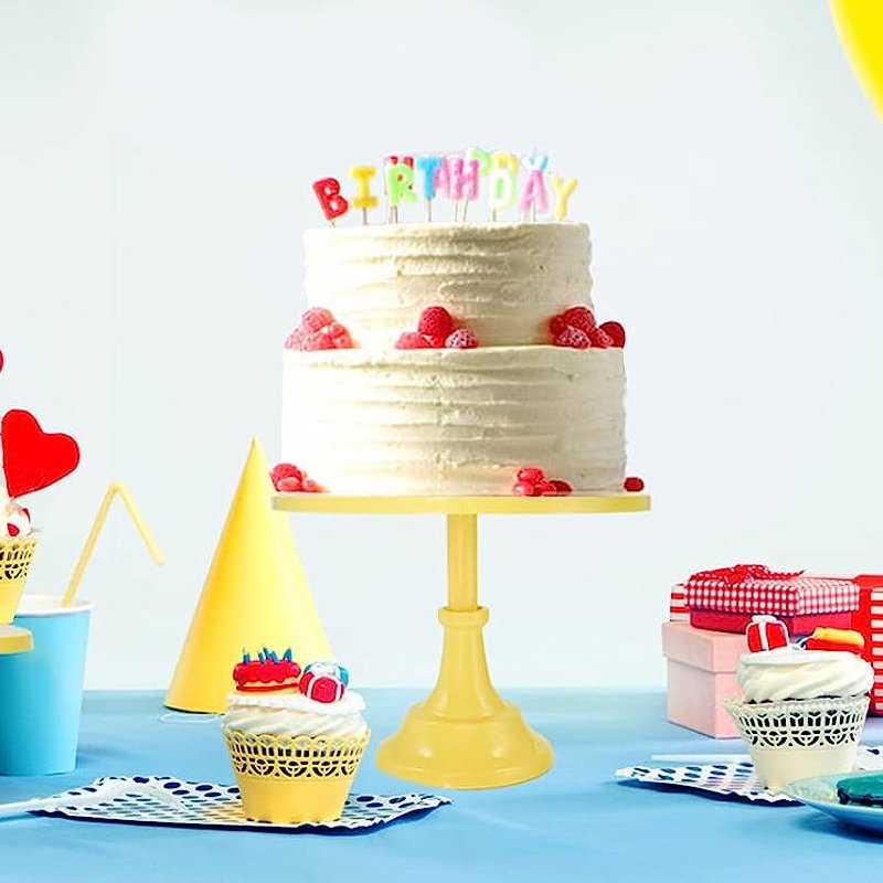 Factory Supply Custom Hotel Birthday Party Cake Plates White Porcelain cake stands for wedding cakes