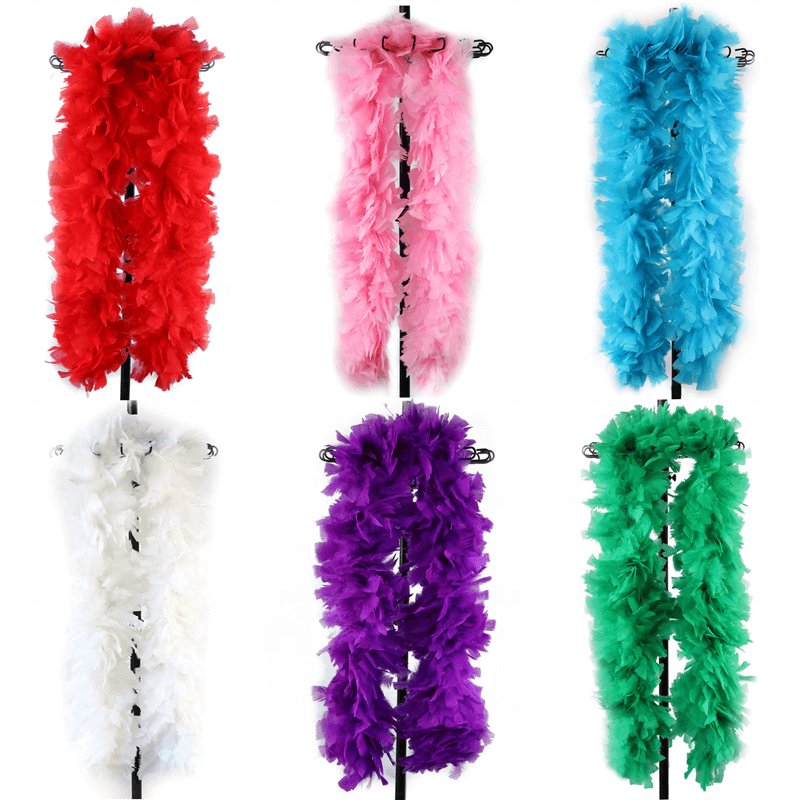 Festival Event Party Supplies 200g 250g 300g 350g 2Yard Large And Long Turkey Feather Boas Turkey Ruff Boa For Cheap Sale