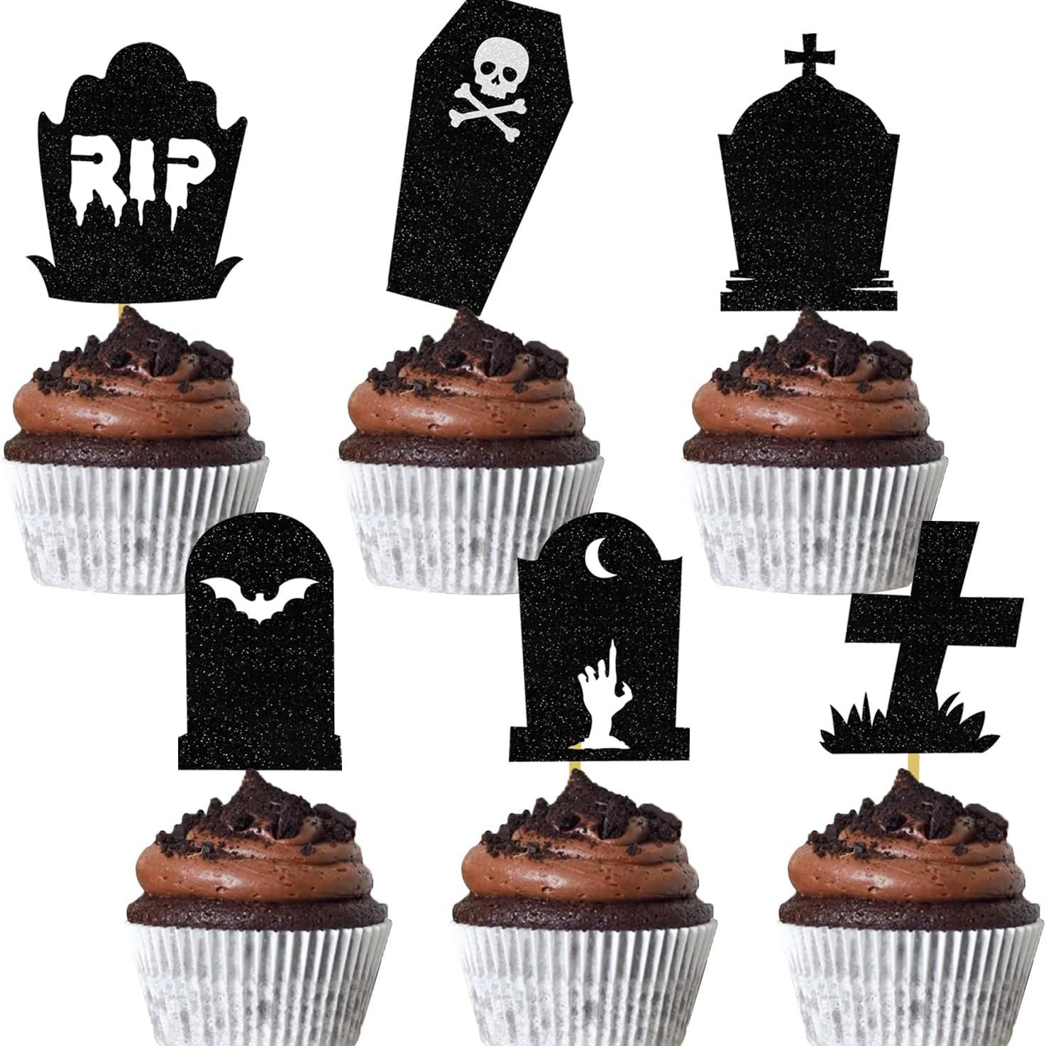 2024 New Novelties halloween birthday party cake topper Cake Insert Card All Saints' Day Supplies halloween cake topper