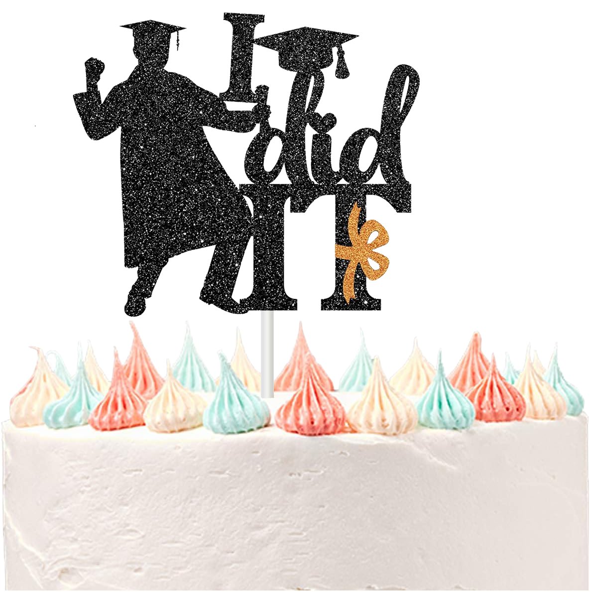 Xieli Custom Baking Supplies Cake Decoration Cake Topper for Graduation Party Favors