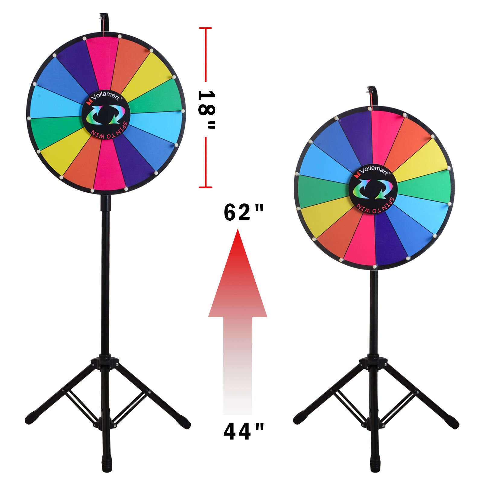 other party supplies 24/30 inch Manufacturer Sales Activity Game Prize Wheel Of Fortune Spinning Prize Wheel